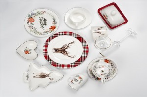 Online Exporter Antique Tea Set - X’mas tableware  Dinner set and Gift items  – FUXINGYE