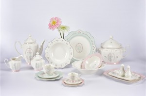 Elisa shape New bone china Elegant Dinner Set