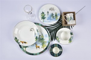 Best Selling and popular X’mas tableware  Dinner set