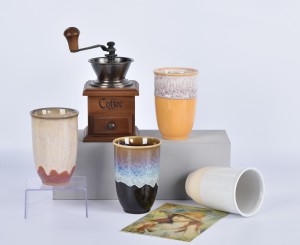 Popular various mug,color glaze, with decal