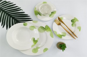 Normal round shape dinner set new bone china