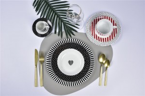 Normal round shape dinner set porcelain